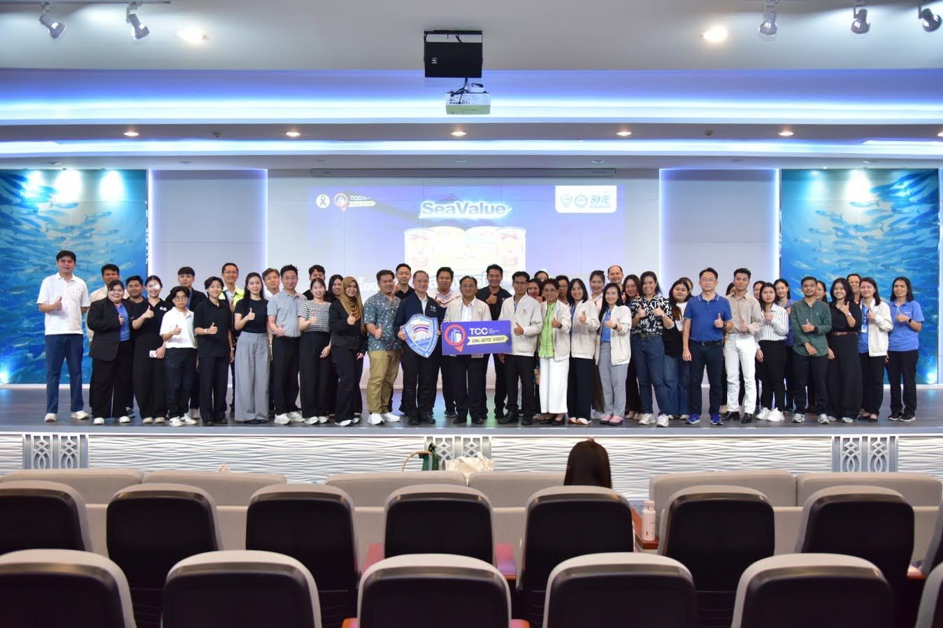 TCC On-site Visit โดยหอการค้าไทย นำสมาชิกและผู้ประกอบการ SMEs ศึกษาโมเดลธุรกิจส่งออกของ Sea Value Group เรียนรู้มาตรฐานการผลิต นวัตกรรม และแนวทางสร้างการเติบโตอย่างยั่งยืน
