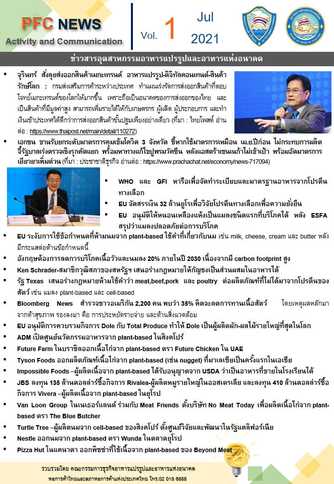 Vol. 1 กรกฏาคม 2564